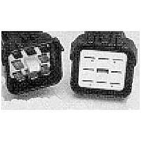 AMP Connectors - TE Connectivity 344073-1 Housings 8 WAY TAB HSG.BLACK
