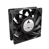 Delta Electronics, Inc. QFR1212EHE Tubeaxial DC Tubeaxial Fan, 120x38mm, 12VDC, Ball Bearing, Lead Wires, Locked Rotor Sensor