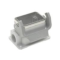HARTING 19628061290 Housings SURFACE MOUNTING HSG HAN 6B 2 SIDE ENTRY
