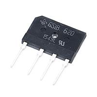 Vishay General Semiconductor GSIB620-E3/45 Single Phase Bridge 200 Volt 6.0 Amp 180 Amp IFSM