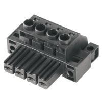 Weidmuller 1929640000 Headers & Wire Housings BVZ 7.62HP/03/180FC SN BK BX