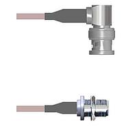 Amphenol Custom Cable Q-0F025000H011i RF Cable Assemblies BNC-RP/N-SJB G142 11I