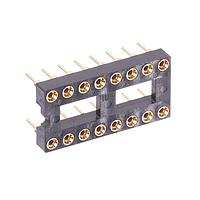 Samtec ICA-316-SGG Socket Strip .100" Screw Machine DIP Socket