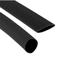 Qualtek Electronics Q2-CB-3/64-01-MS100FT Ultra Thin Wall 2 to1 Ultra Thin Wall Heat Shrink Tubing, 3/64in Dia, Polyolefin, Black