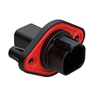 Amphenol SINE Systems AT04-4P-PM11 Connectors 4 Pin Rcpt Panel Mnt Self-Thread Black