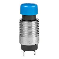 NKK Switches SB4011NOM-2G Sealed SPST NO Metric Thrd Blk Plunge w/Blu Cap