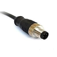 Bulgin PXPTPU12FIM08XCL030PU Ethernet Cables / Networking Cables M12 8P Plug 3M TPU Flex Inline Cbl