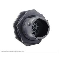 Eaton Souriau-Sunbank UTSX71412PW Receptacles Jam nut receptacle, without backshell, for 12 male contacts, IP68/69K, keying W