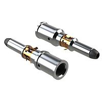 Amphenol SINE Systems RTS718N2SHEC03 Receptacles Receptacle, Jam Nut, 2 Position, Female, Shell Size 18, Silicone Seal, and End Cap with Individual Wire Sealing