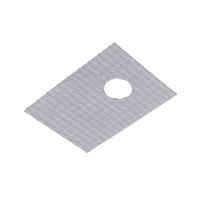 Bergquist SP400-0.007-00-50 Thermal Pad Sil-Pad, 7 mil, Flame Retardant, 0.437x0.312", Sil-Pad TSP900/400, IDH 2192658