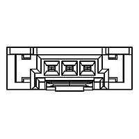 ERNI - TE Connectivity 484656-E Headers SRCP 1,27 3 F 1-KS I2426 137 E1 162 1,07 TRAY * J 2 484656 MINIBRIDGE P * *
