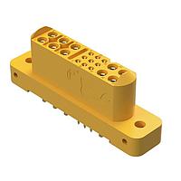 Amphenol Positronic GFSH109F3H Connectors Mixed Density Power Connector,10 size 16 and 9 size 22 contacts,Socket (Female),Straight Solder