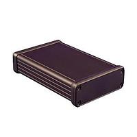 Hammond Manufacturing 1455J1202BK PC Board Alum w/Plastic Ends 4.72x3.07x1.1" Black