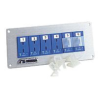 OMEGA MJP2-36-N Jack Panel Assemblies with Miniature Thermocouple Connectors (N, ANSI, Miniature Male Thermocouple Connector)