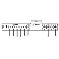 AMP Connectors - TE Connectivity 6646900-1 Heavy Duty Power Connectors CONN, PIN, RT<, SLDR, FLATPAQ