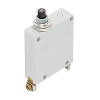E-T-A Circuit Breakers 3300-IG8-K20-10A Circuit Breakers Single pole thermal-magnetic circuit breakers with tease-free, trip-free, press-to-reset, snap action mechanism (R-type TM CBE to EN 60934; M-type with manual release (-H). Available with fast acting and standard magnetic tripping cha