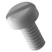 Essentra Components 012520P025 Pan Slotted Pan Slotted Screw, 1/4-20 Thread, 1/4 Lg