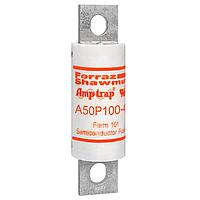 Mersen A50P100-4 High Speed Fuse Fuse,Fast Acting,No Blown Indicator,Bolt-In,100kA AC,79kA DC,500VAC/450VDC,100A