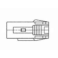 Yazaki 7123774040 Automotive Connectors Z TYPE CONN 4P HOUSING FEM