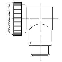 Raychem - TE Connectivity R85049/84-20W02 Band Lock Adapters 90DEG BCKSHELL SZ 20 SELF-LOCKING BAND
