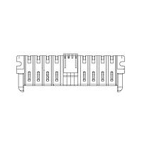 Amphenol FCI 10106127-8004001LF Receptacles PWRBLADE+ REC RA