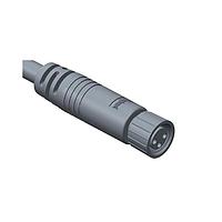Amphenol LTW 8-03AFFM-SL7A02 Sensor Cables / Actuator Cables M8 Circular Metric Connector, A Code, Metal, 3A, 03 pins, Female Connector, Female Contact, Straight, Screw Thread, Overmolded, Length 2000mm, IP67 Mated