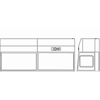 Air Science HLF-96XT-SS-G Laminar Flow Hood (96")