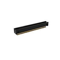 Adam Tech HBHR-B-100-VG Shrouded CONN HEADER VERT 100POS 1.27MM