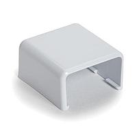 HellermannTyton TSR3W-36 Wire Ducting & Raceways End Cap, 1-3/4", PVC, White, 10 Individual/bg