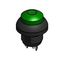 Lumex WG48-1-RMB-N-GR-B Standard Switches PBS 12mm SPST 2A 24V mom metal