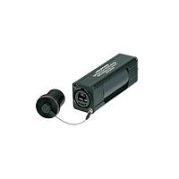 NEUTRIK NAO2M-H1W-A Fiber Optic Connectors opticalCON DUO Coupler, MM, IP 65, color coding: Black