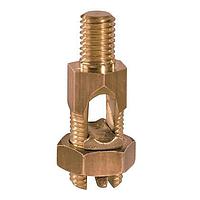 Panduit SP2-4/0-Q Grounding Connector Bronze Service Post Connector, #1 SOL-4/