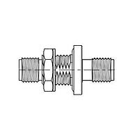 HUBER+SUHNER 29812 RF Adapters - In Series Bulkhead Adaptor, 3.5mm jack (female) to 3.5mm jack (female)