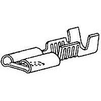 AMP Connectors - TE Connectivity 42281-1 (CUT STRIP) Quick Disconnects .25 FF RPT 18-14 Cut Strip of 100