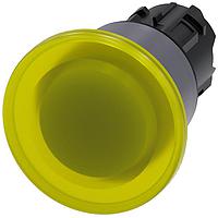 SIEMENS A6X30138565 Mushroom ILLUM. MUSHROOM PUSHBUTTON. 40MM. YELLOW