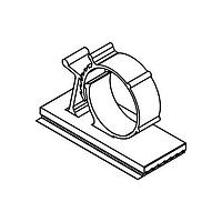 Essentra Components AKKL-3140-DHB Clamp, C-Type ADJ CLAMP,HIGH BOND ADH,NATURAL,.312 IN-.406 IN