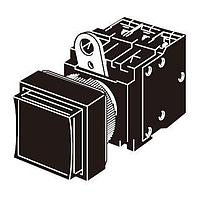 Omron Automation and Safety A22L-CW Lens IL PB SQ WHITE Projection