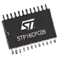 STMicroelectronics STP16CPC05XTTR LED Display Drivers 30MHz, 3.3V, 5-100mA LED sink driver