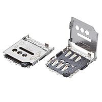 Molex 78800-0001 - 1.40mm Ht Hng-style Micro-SIM card sckt