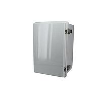 Bud Industries PTH-22426 Electrical Enclosures PC+10% Fiberglass Box with Self-Locking Latch (11.8 X 7.9 X 7.1 In)