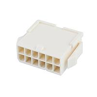 Molex 46993-1250 Power MINIFITJR PLUG W/EA DR GW 12CKT NAT