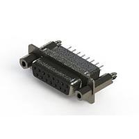 EDAC 628-015-241-057 D-Sub Connectors - Standard Density Vertical Metal Body D-Sub Connector