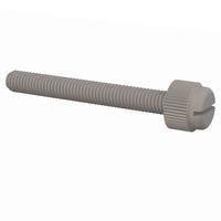 Essentra Components 50M050080T040 Slotted Thumb Slotted Thumb Screw, M5 X .8 Thread, 40mm Lg