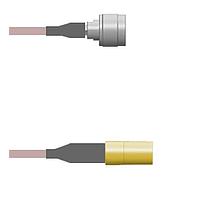 Amphenol Custom Cable Q-2M03Z000R018i RF Cable Assemblies N-SP/SMB-SP G316D 18I