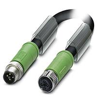PHOENIX CONTACT 1408808 Sensor Cables / Actuator Cables SAC-4P-M12MST/1,0- PUR/M12FST