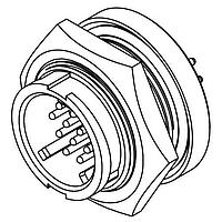 CONXALL W4291-11PG-300 Connectors MU WR PNL 11#20 PIN PCT