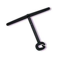 Heyco 3791 Cable Ties T BAR BLACK