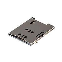 Same Sky (formerly CUI Devices) SIM-2-A Card Connectors 8 Positions, Push In, Auto Eject Out, SMT, 1.85 mm Height Above Board,