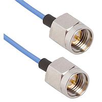 Amphenol SV Microwave MSSMA-047SF-MSSMA-120 RF Cable Assemblies SMA Straight M SMA Straight M 12"Cable