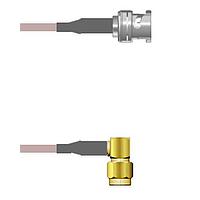 Amphenol Custom Cable Q-0K035000R120i RF Cable Assemblies BNC-SP/SMA-RP G316D 120I